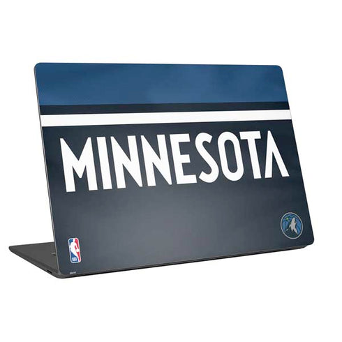 NBA Minnesota Timberwolves Jersey Universal Laptop 16.6in (13.4 x 9.7in) Skin